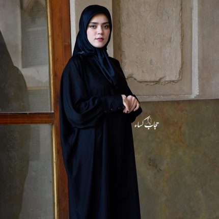 مانتو اسلامی ترنج ساده کساء