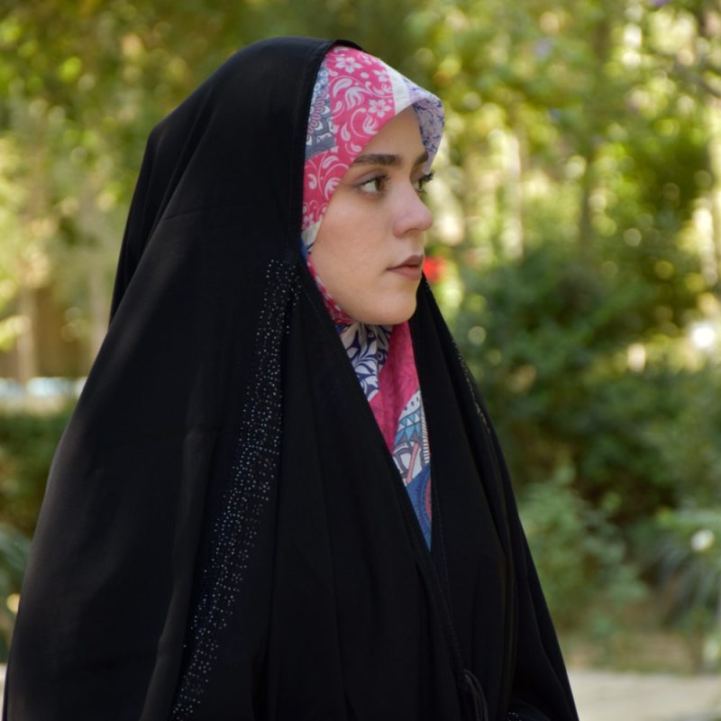چادر عبایی نگین دار