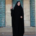 چادر عبایی مچ دار مدل کارینا