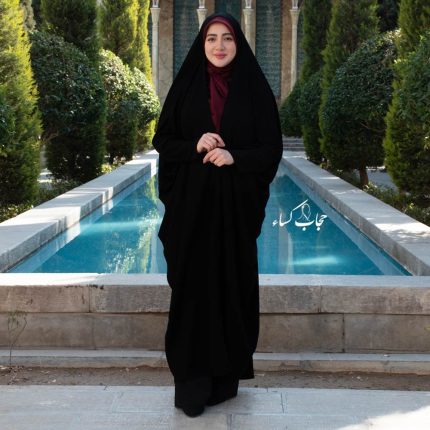 چادر لبنانی ساده جنس کرپ