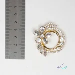 حلقه روسری دوکاره نگین جواهر - Image 4