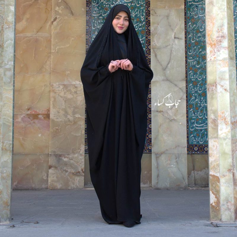 چادر عبایی نگین دار مجلسی