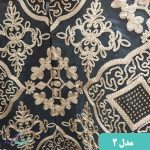 خرجکار سوزن دوزی مشکی مانتوعبایی سما