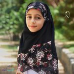 مقنعه-مدال-دار-نرگس-مشکی