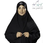 مقنعه کرپ خبرنگاری نقاب ساتن