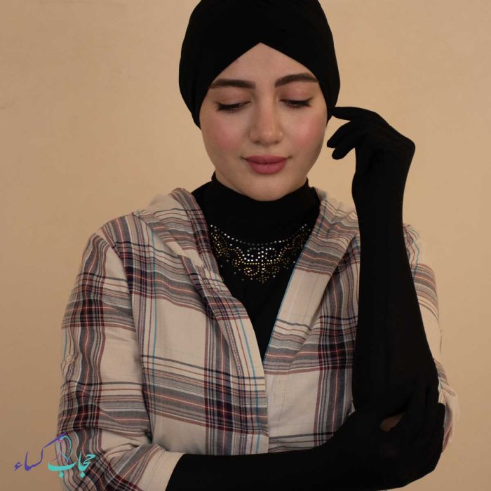 دستکش نخی بلند تا آرنج با کشسانی خوب