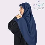 مقنعه کرپ ژاپن دانشجویی سایز 95 - Image 2