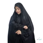 چادر عبا گلدوزی کرپ کره - Image 7