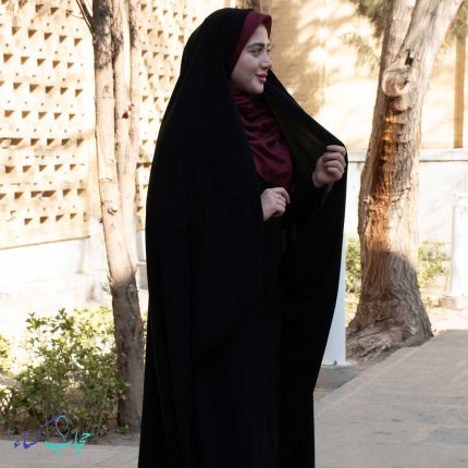 چادر-بنددار-سنتی-ساده-دامنی