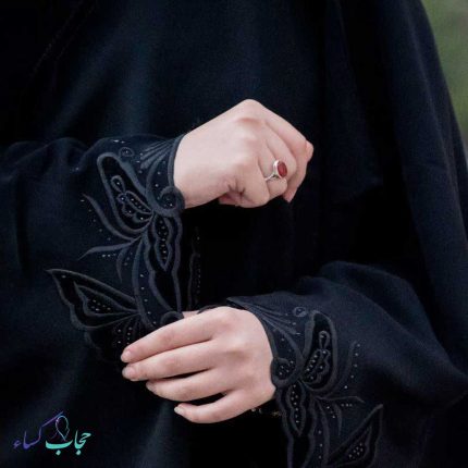 چادر-عبا-گلدوزی--سرآستین
