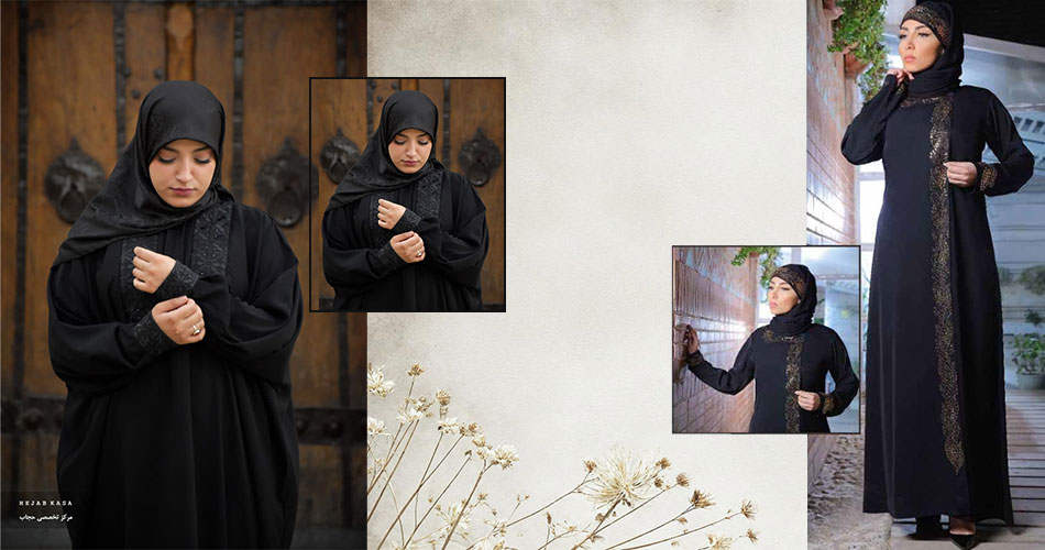 مانتو عبایی مدل شقایق