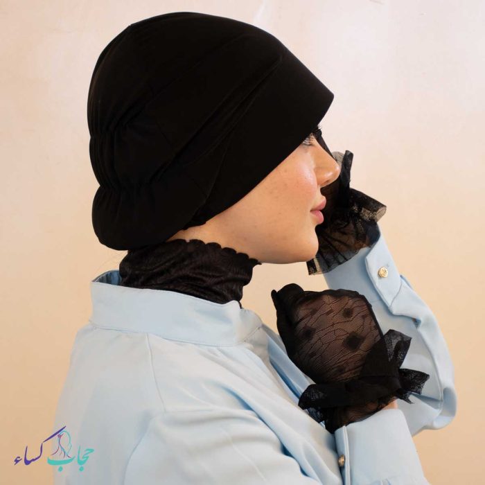 کلاه-شهرزادی--مشکی-کنار