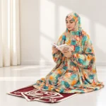 چادر نماز کدری مدل آستین دار