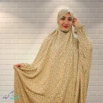 چادر نماز کدری مدل آستین دار بسیار سبک و خنک