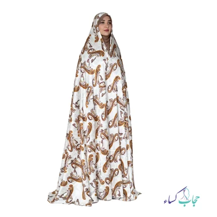 چادر ژاکارد و حاشیه دار زنبق