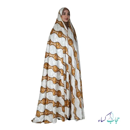 چادر ژاکارد و حاشیه دار بنفشه