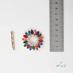 حلقه روسری و سنجاق سینه دوکاره