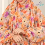 چادر نماز آستین دار کدری لاله - تصویر 2