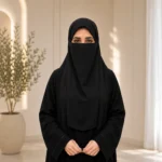 پوشیه نقاب عربی حریر - تصویر 2