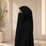 پوشیه نقاب عربی حریر - تصویر 3