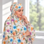 چادر نماز آستین دار کدری پرنیا