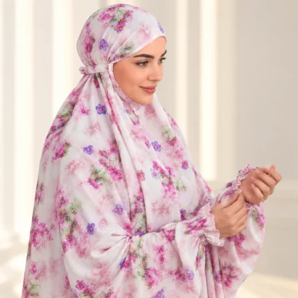 چادر نماز آستین دار کدری ترنم